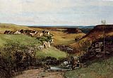 Gustave Courbet The Chateau d'Ornans painting